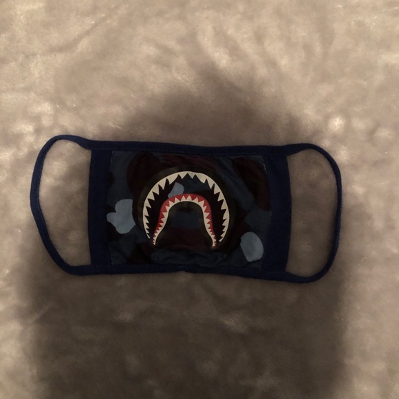 Bape Other - Bape Blue Camo Face Mask